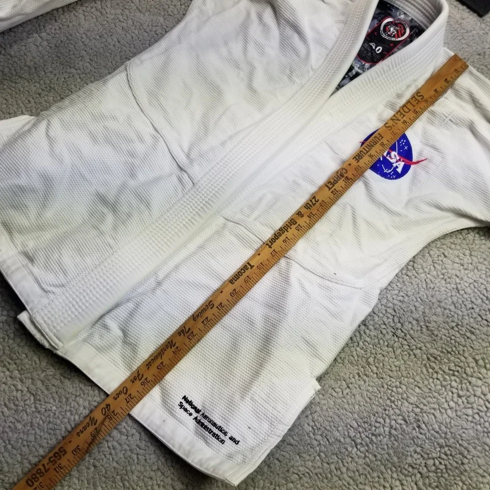 Jiu jitsu Gi Sanabul NASA A0 RARE White Space MMA TOP ONLY SEE DESC
